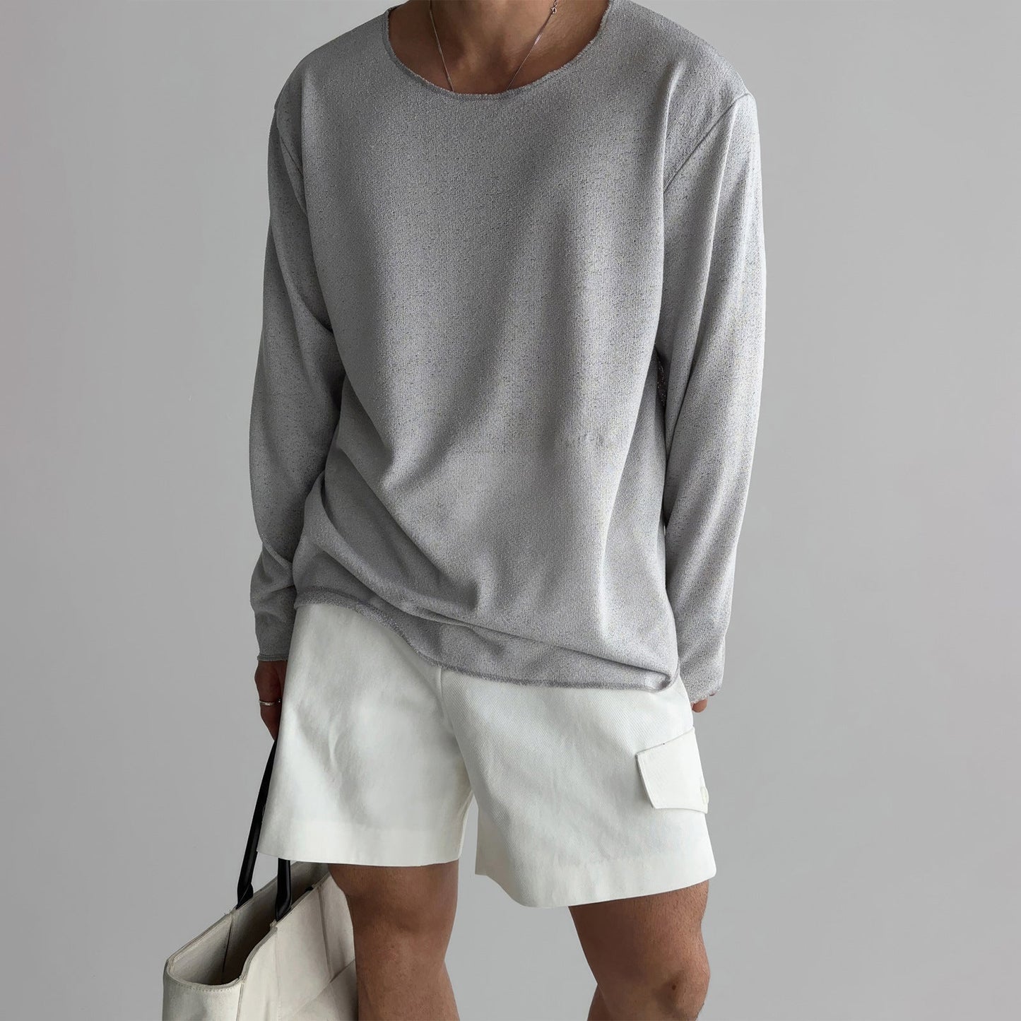 Carter - Bequemes Strickshirt mit langen Ärmeln für Männer
