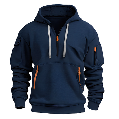 Cornell - Bequemer, lässiger Herren-Hoodie mit Zipper