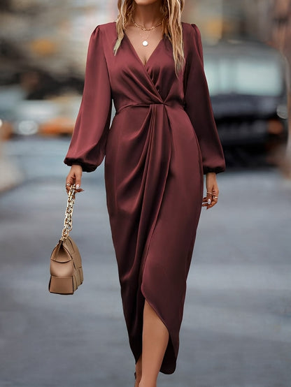 Diantha - Schickes Kleid mit offenen Puffärmeln für Frauen