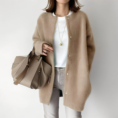 Dahlia - Eleganter, locker geschnittener Damen-Cardigan