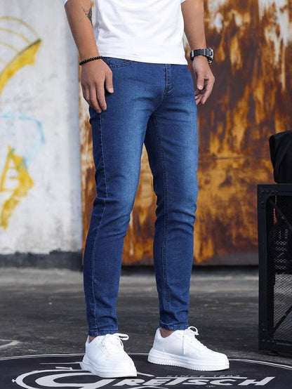 Linford - Klassische Herren-Stretch-Skinny-Jeans
