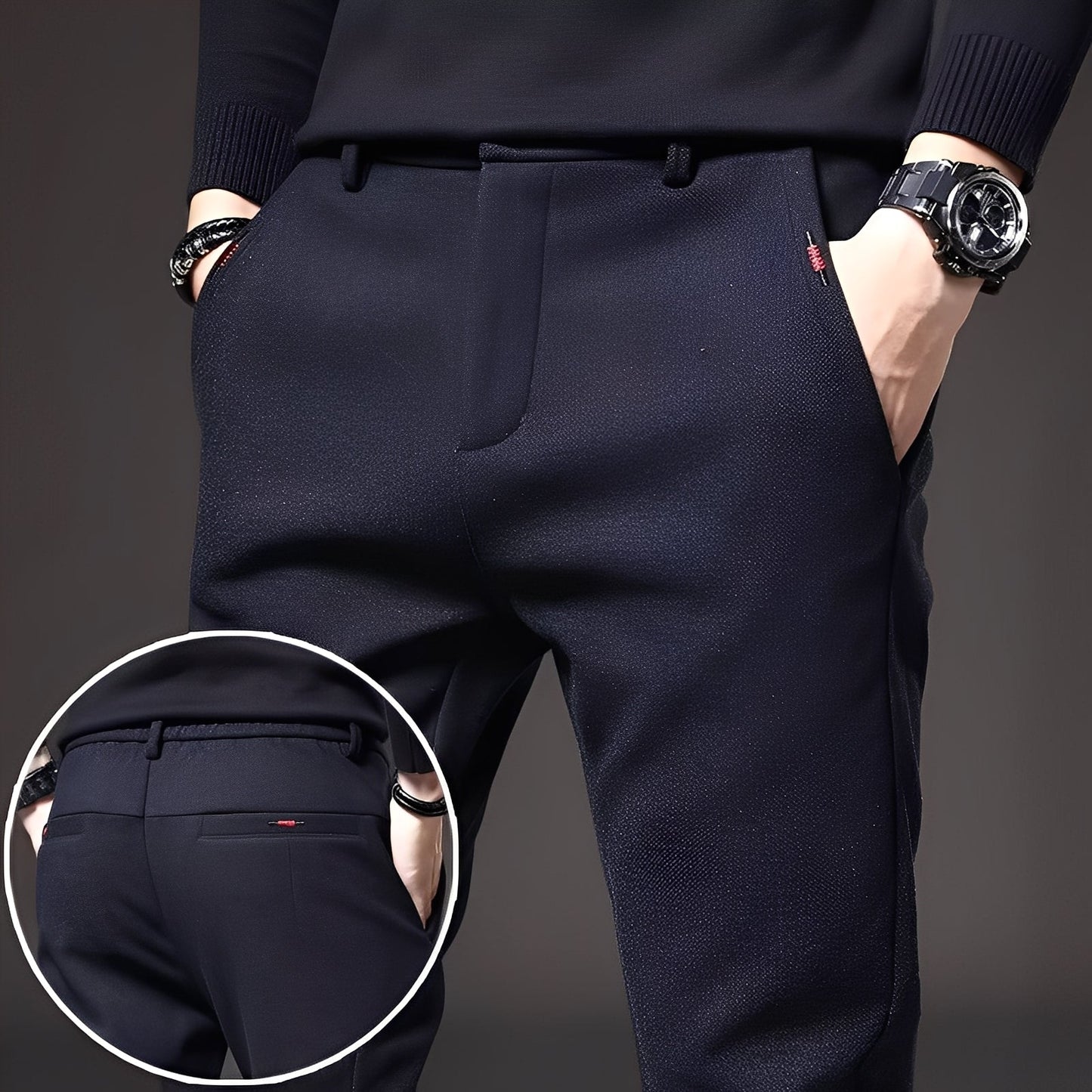 Roger - Schicke, schmal geschnittene Herrenhose