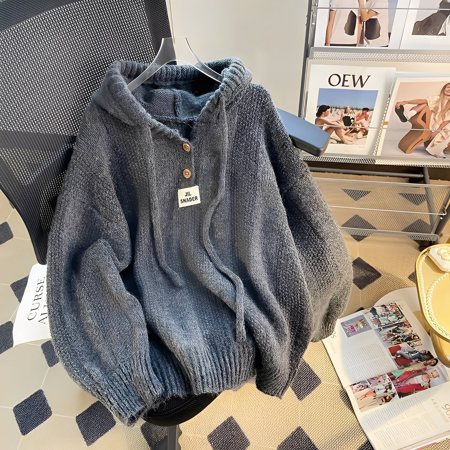Haylee - Bequemer Damen-Pullover mit Knöpfen