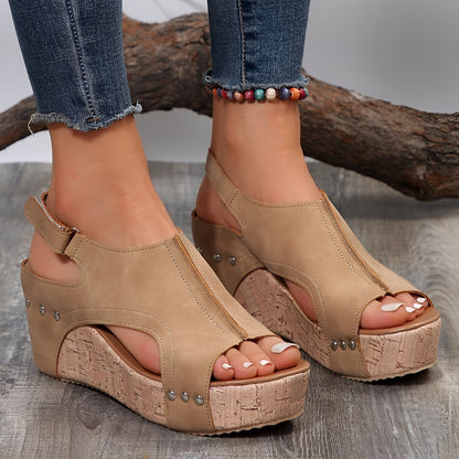 Averie - Trendige Damen-Sandalen mit hoher Sohle