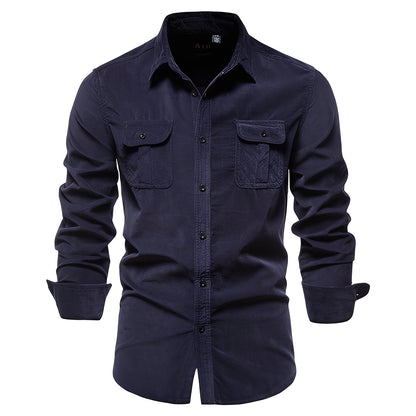 Colbert - Einfaches Langarmshirt für Männer