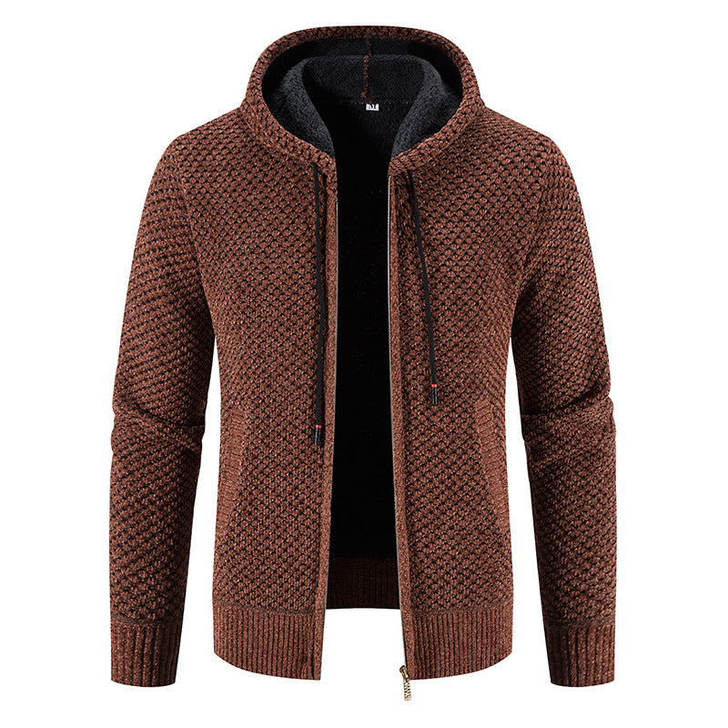 Roswell - Stylisher Herren-Cardigan mit Kapuze