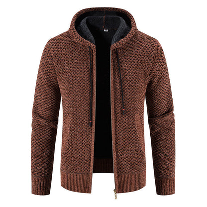 Roswell - Stylisher Herren-Cardigan mit Kapuze