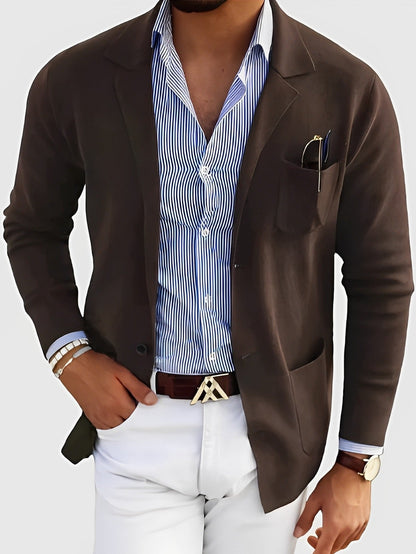 Darrin - Herren-Strickjacke mit Taschen, bequem