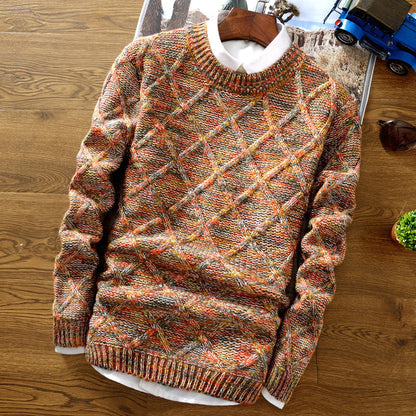 Francis - Wärmerer, bunter Winterpullover für Männer