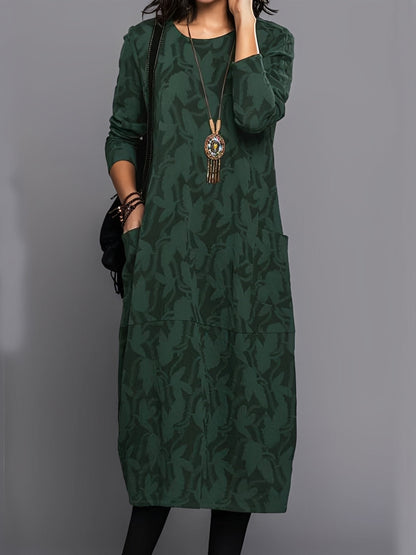 Kadence - Stilvolles Damenkleid mit langen Ärmeln