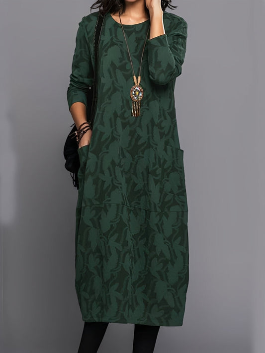 Kadence - Stilvolles Damenkleid mit langen Ärmeln