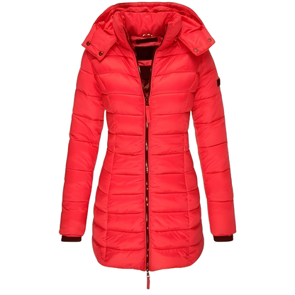 Jazmine - Eleganter, warmer Damenmantel mit Innenfutter
