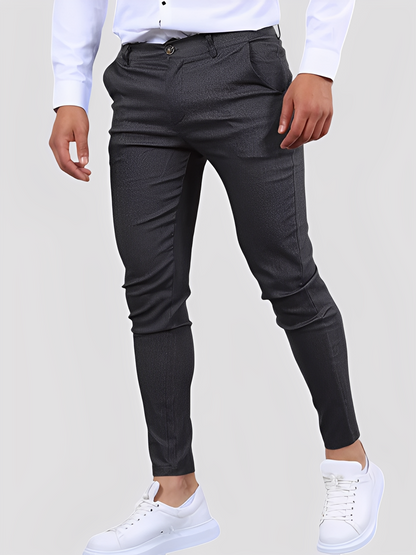 Shelton - Komfortable, dehnbare Herrenhose mit schmalem Schnitt