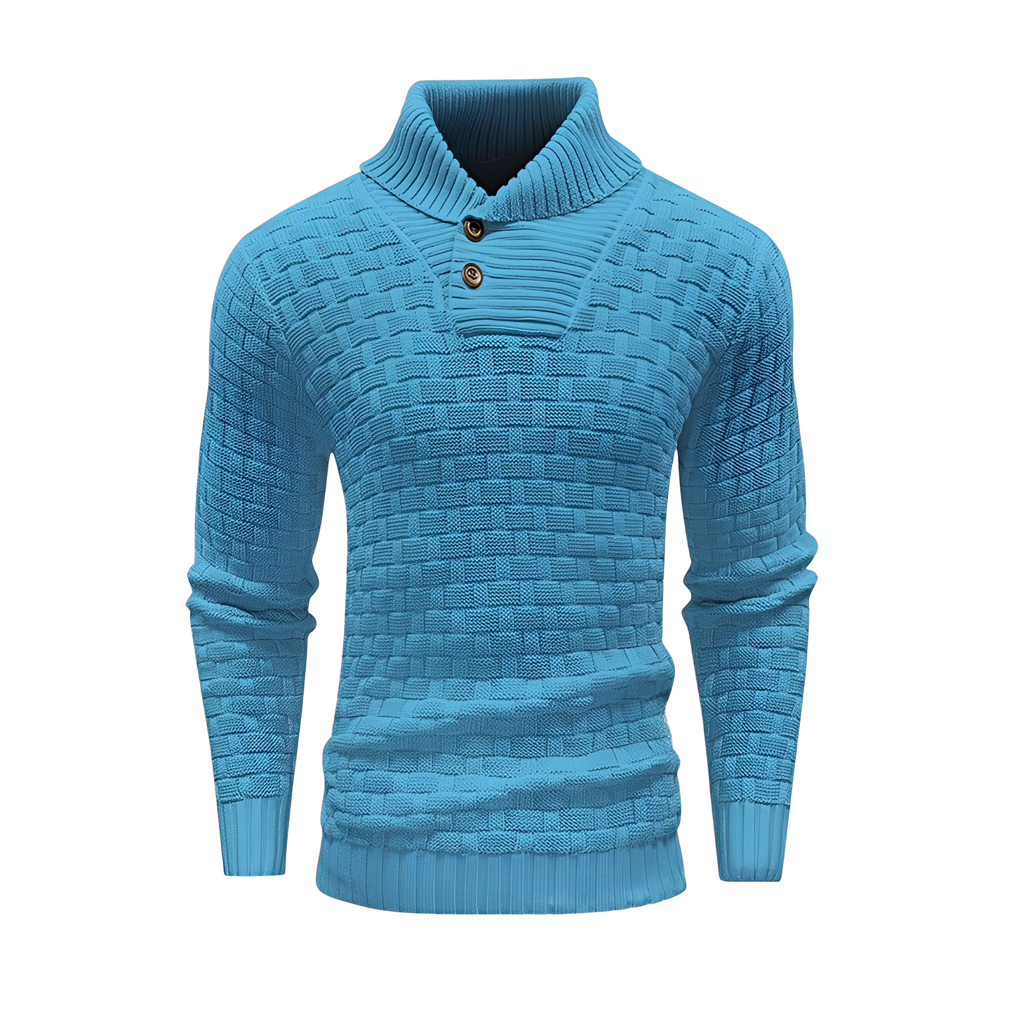 Branson - Bequemer Herrenpullover mit hohem Kragen