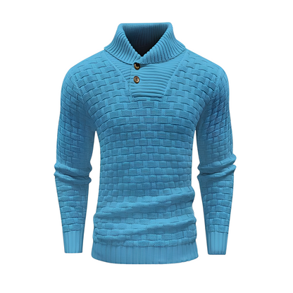Branson - Bequemer Herrenpullover mit hohem Kragen