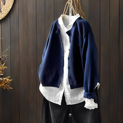 Shanon - Traditionelle, locker sitzende Damen-Strickjacke
