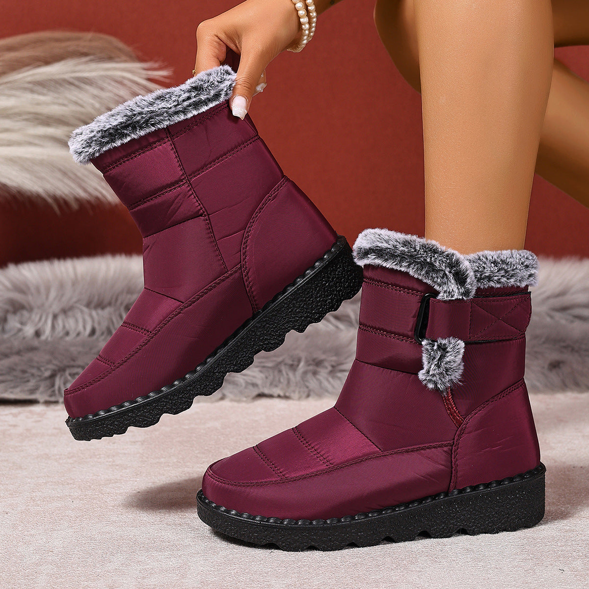 Denise - Bequeme, wasserdichte Damen-Winterstiefel
