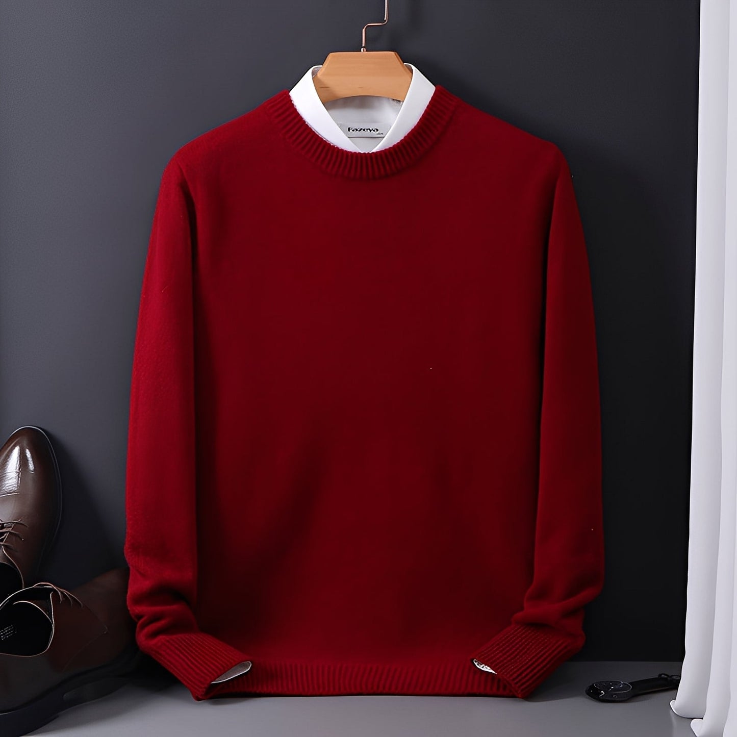 Gerard - Bequemer Kaschmirpullover für Männer
