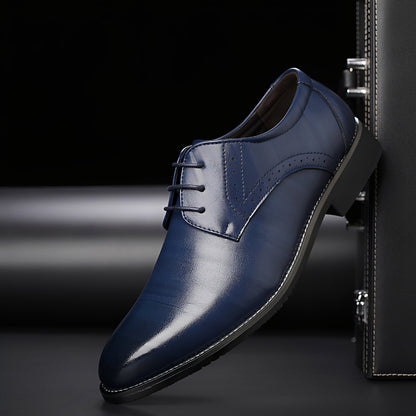 Desmond - Modische Lederschuhe mit Lochmuster für Herren