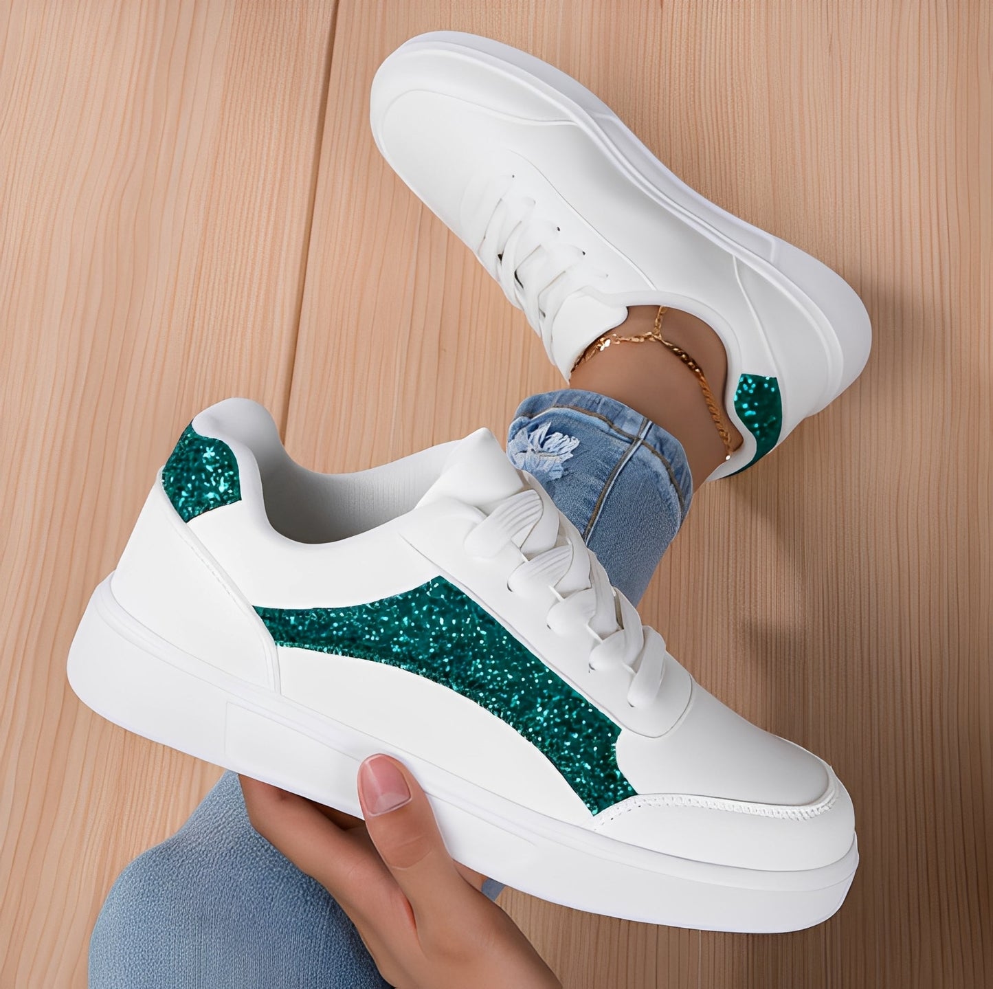Rexanne - Moderne Damen-Sneaker aus PU-Leder