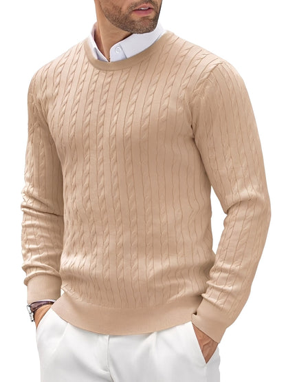 Romilly - Bequemer, schmal geschnittener Männerpullover