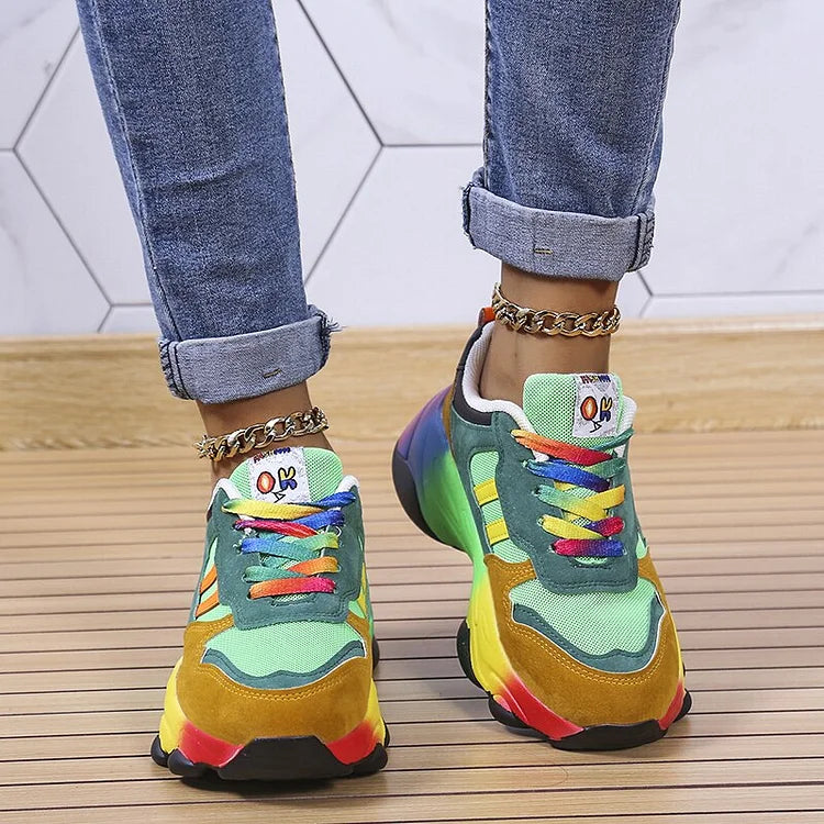 Erika – Orthopädische Schuhe Regenbogen