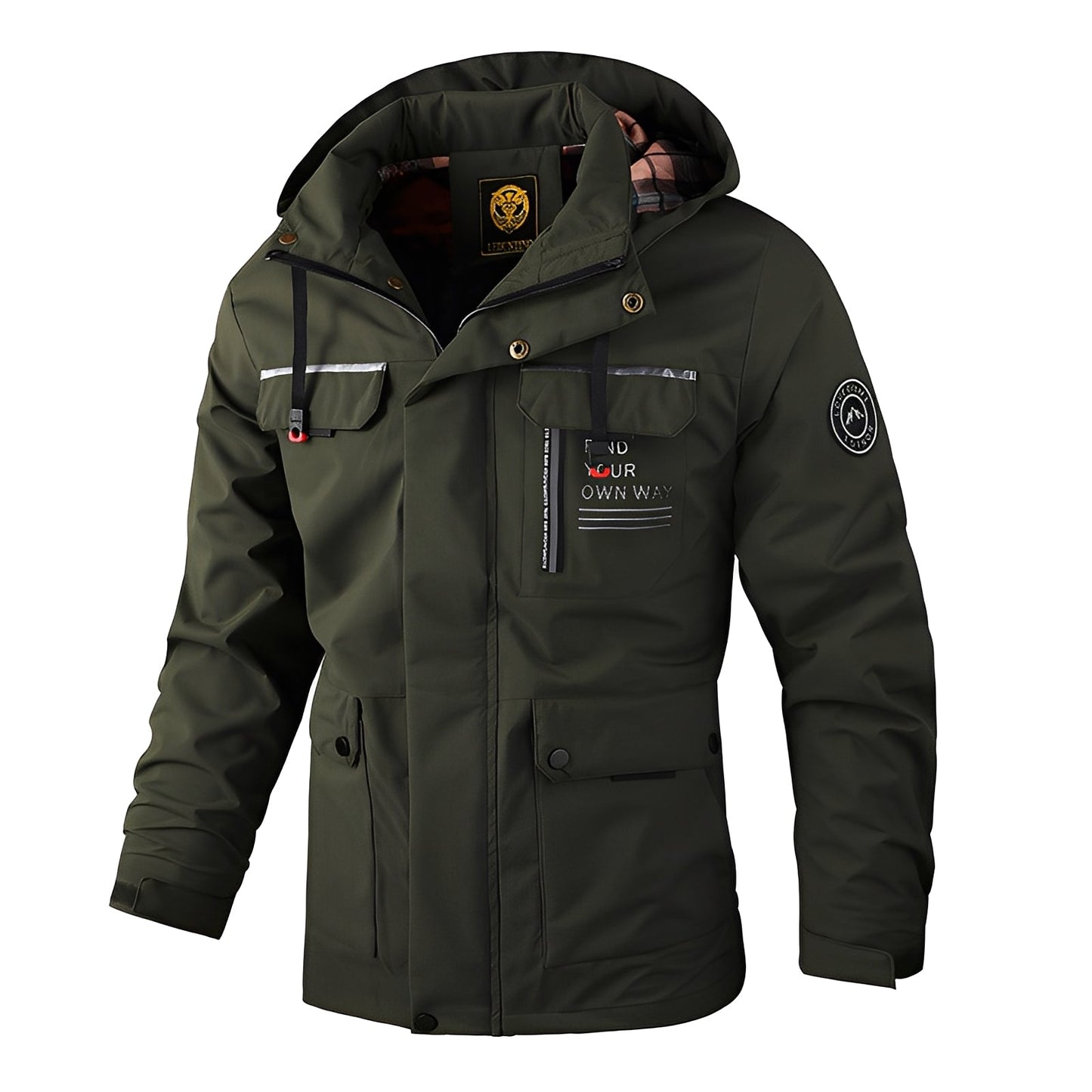 Fredrick - Wasserdichte, dicke Outdoor-Jacke für Herren
