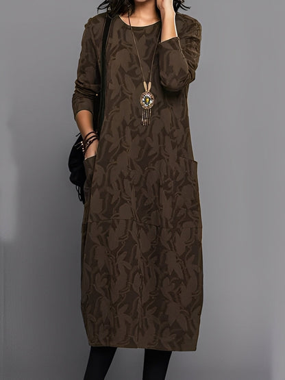 Kadence - Stilvolles Damenkleid mit langen Ärmeln