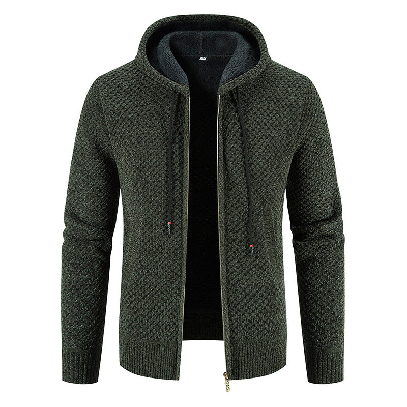 Roswell - Stylisher Herren-Cardigan mit Kapuze