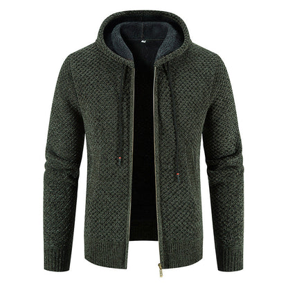 Roswell - Stylisher Herren-Cardigan mit Kapuze