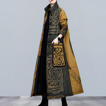Ashlie - Bequemer Winterparka mit hohem Kragen für Damen