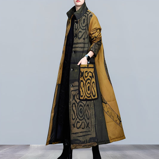 Ashlie - Bequemer Winterparka mit hohem Kragen für Damen