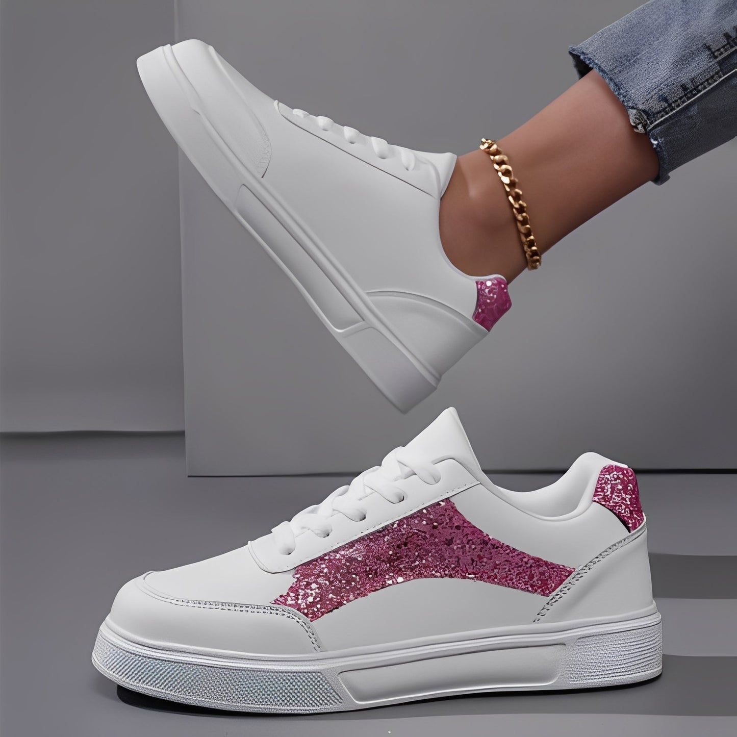Rexanne - Moderne Damen-Sneaker aus PU-Leder