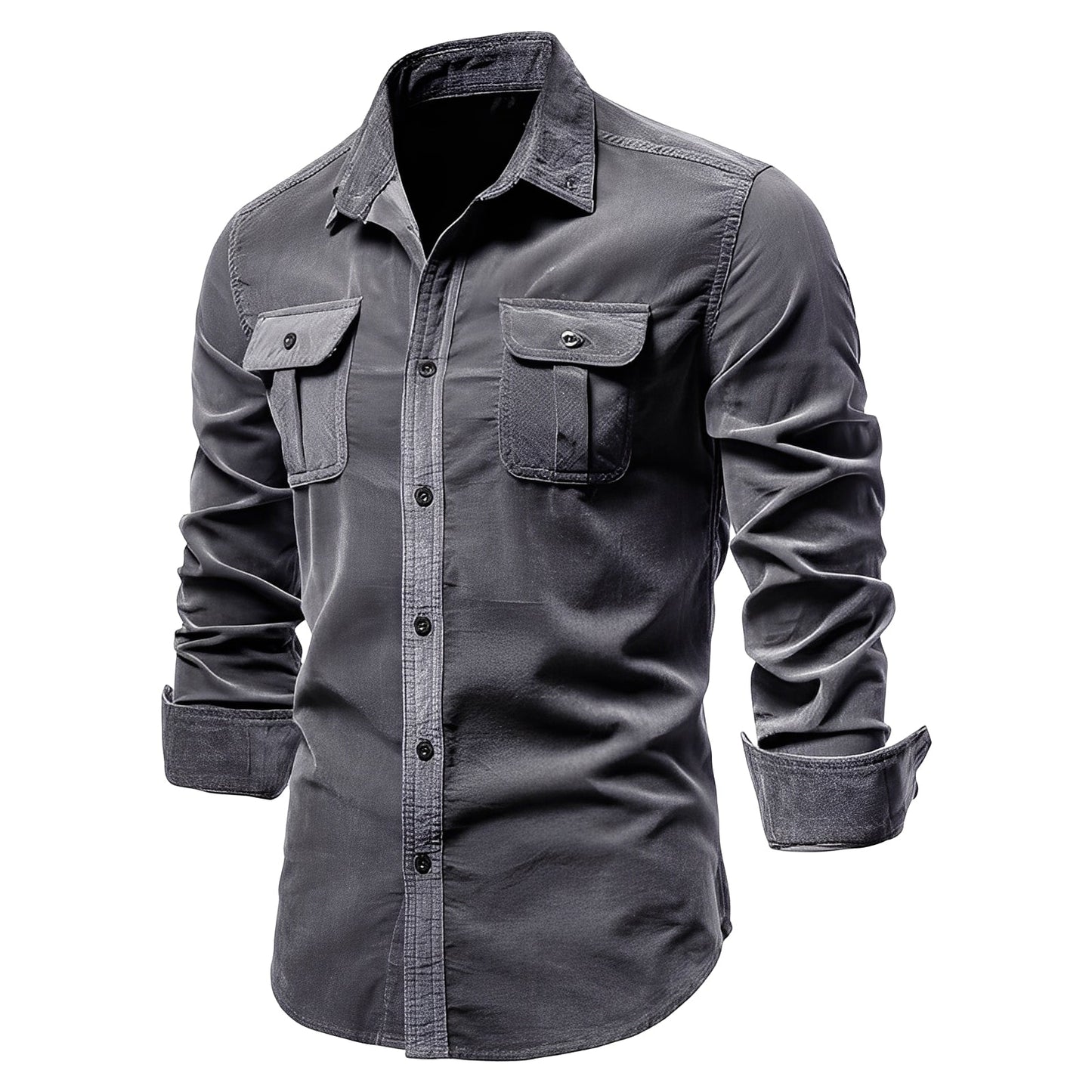 Colbert - Einfaches Langarmshirt für Männer