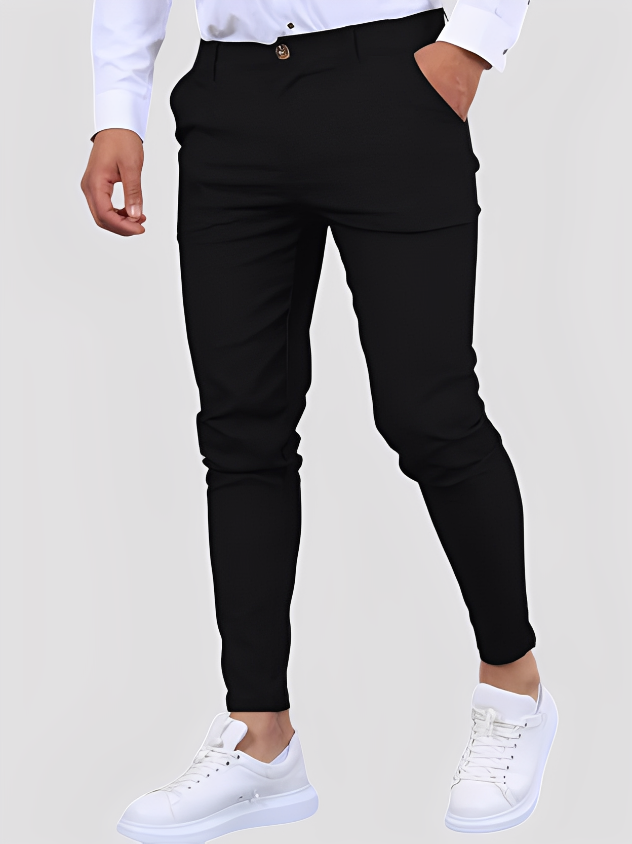 Shelton - Komfortable, dehnbare Herrenhose mit schmalem Schnitt