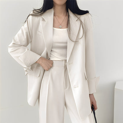 Alethea - Stilvolles Set mit lockerer Jacke und Hose für Frauen