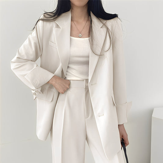 Alethea - Stilvolles Set mit lockerer Jacke und Hose für Frauen