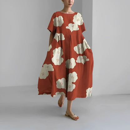 Ronja – Lockeres Musterkleid