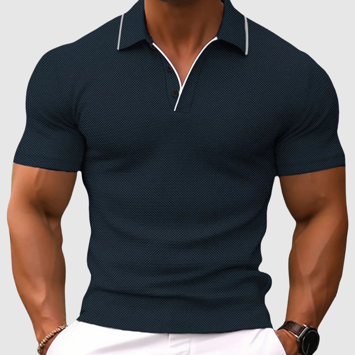 Jaren - Eng geschnittenes Herren-Polohemd mit Taschen