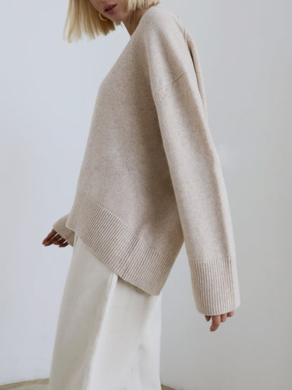 Amara – Große Größen Pullover „Zuckerwatte“