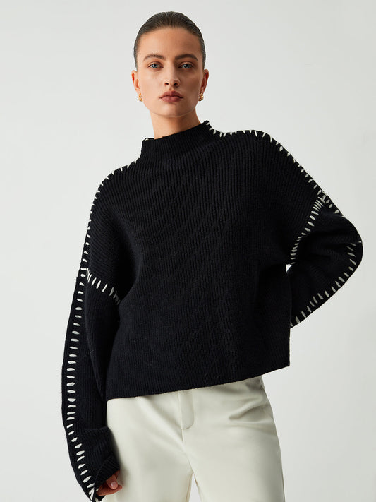 Theresa – Locker sitzender Rollkragenpullover