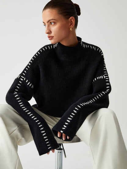 Theresa – Locker sitzender Rollkragenpullover