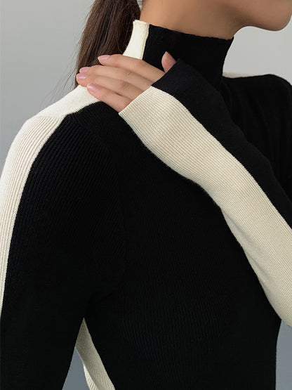 Tabea – Wendbares Strickoberteil in zwei Farben