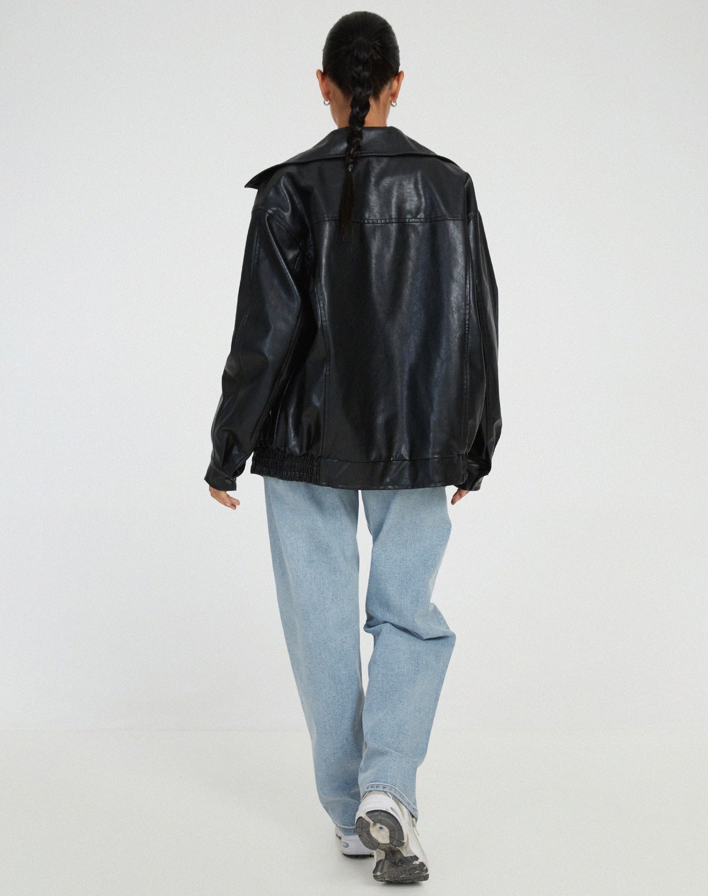 Ariane – Damen-Lederjacke im weiten Stil