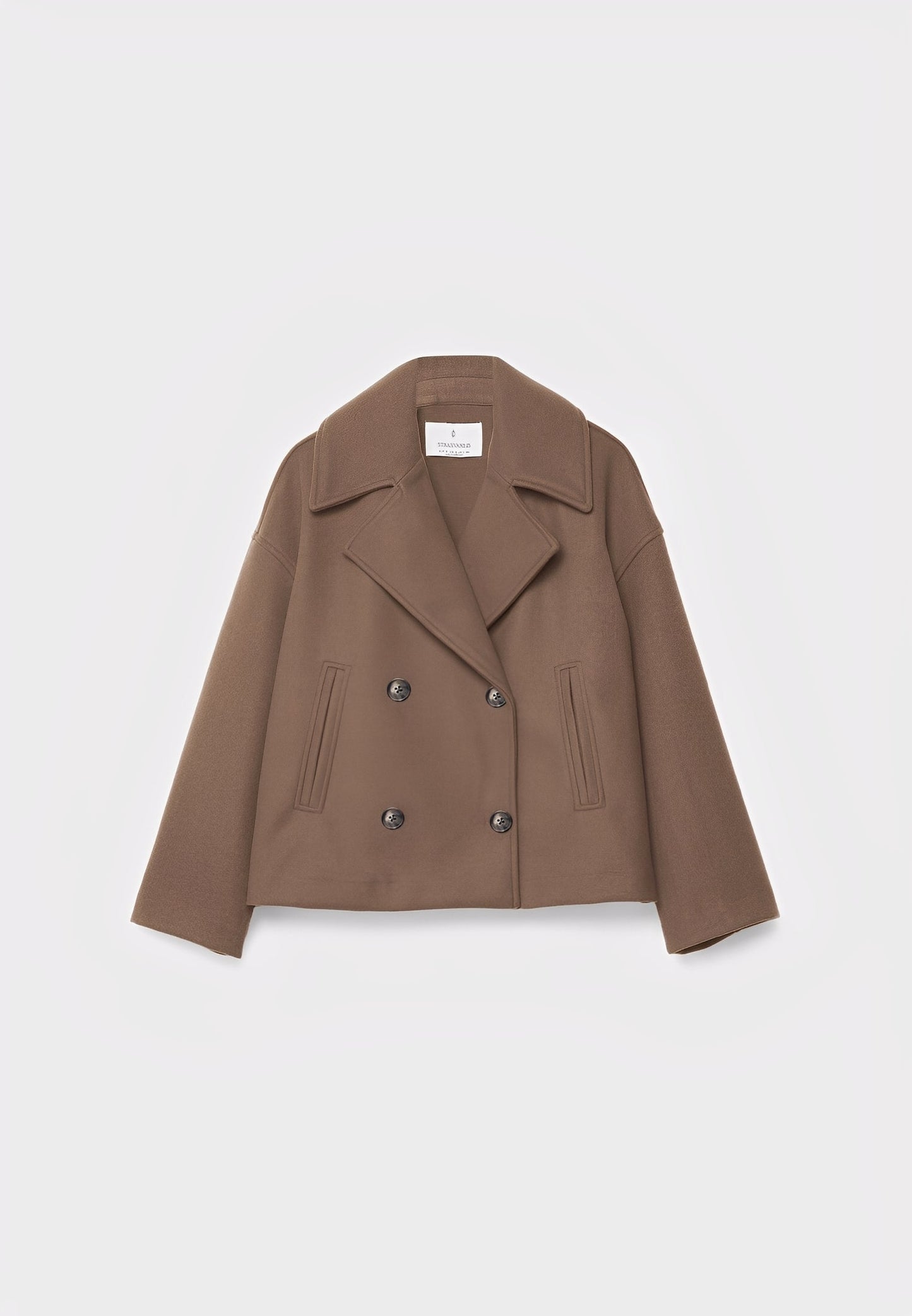 Claire – Kurze Modische Zweireihige Jacke