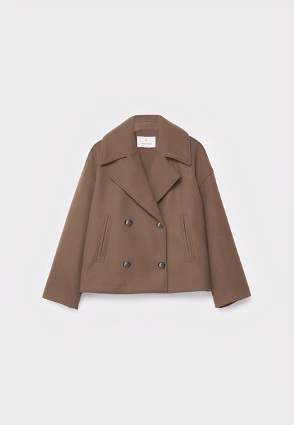 Claire – Kurze Modische Zweireihige Jacke