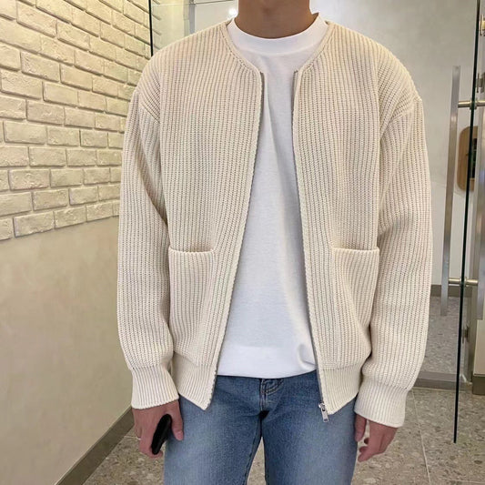 Ronan – Herrenjacke im Stricklook
