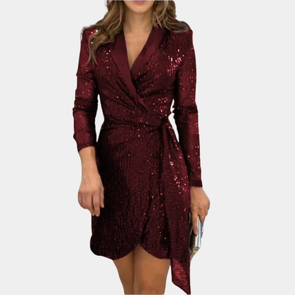 Nessa - Damen-Blazerkleid mit Taillengürtel