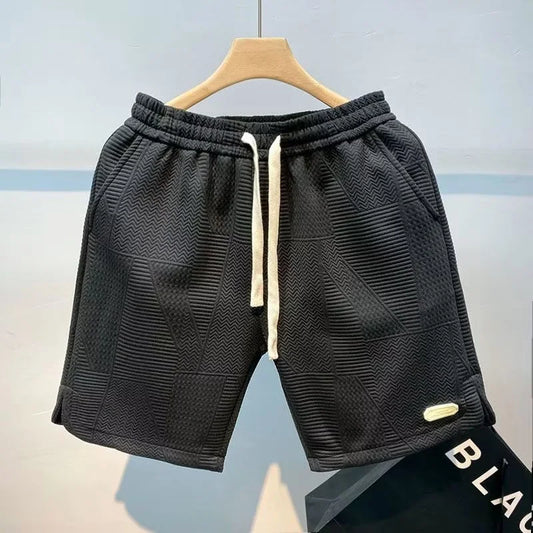 Carl – Herren-Shorts mit Fischgrätmuster