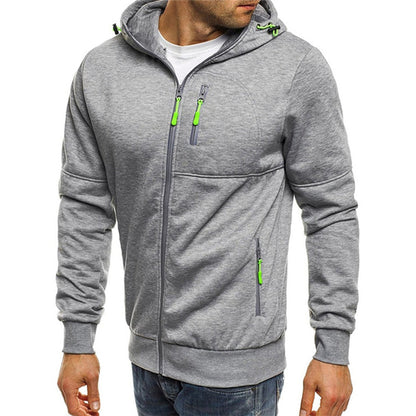 Bilbo - Vielseitiger Herren-Pullover mit Zipper und Kapuze